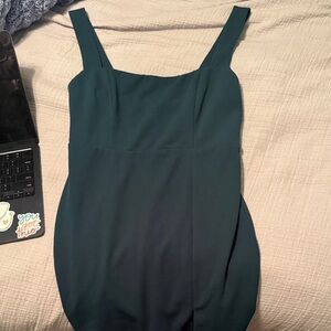 Lulu's Teal Mini Dress